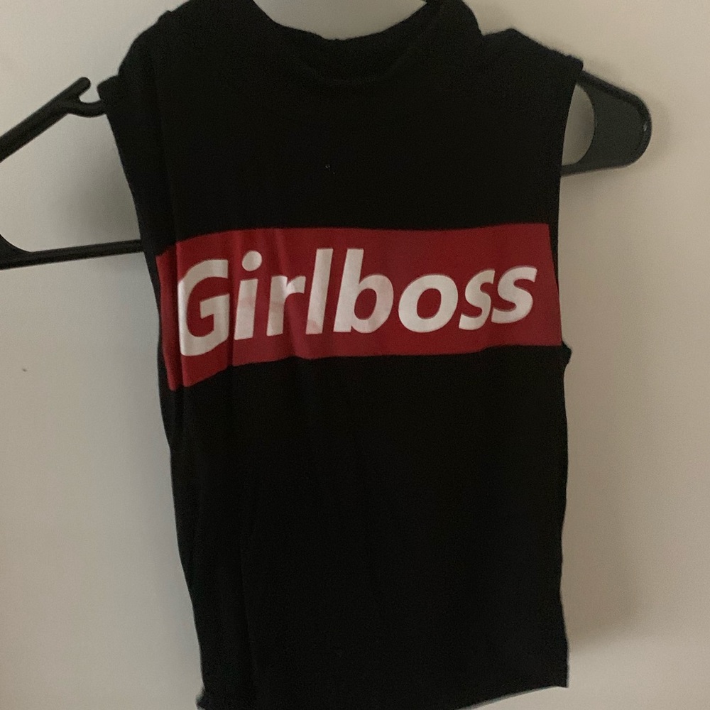 FASHION NOVA GIRL BOSS SHIRT NEVER WORN